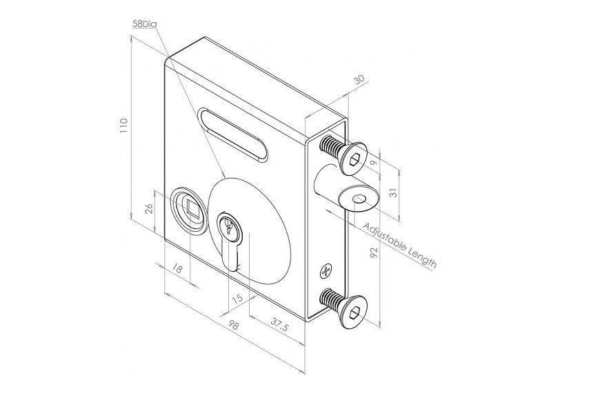 SBLD-Bolt On Latch Deadlock