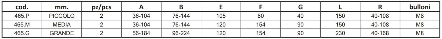 465 - Adjustable End Stop