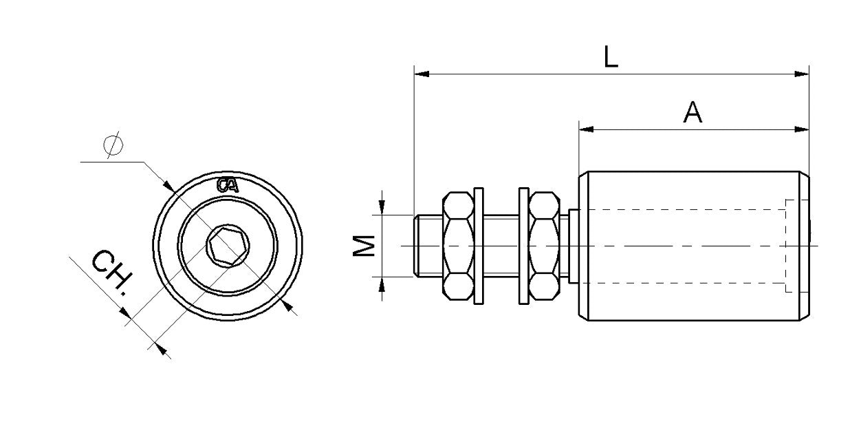 450 - Nylon Guide Roller (White)