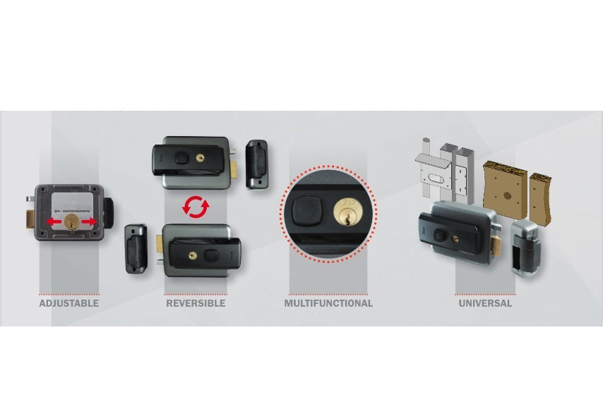 ISEO Series 5 Electric Rim Lock For Gates