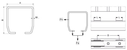 399Z - C Profile Guide For Cantilever Gate