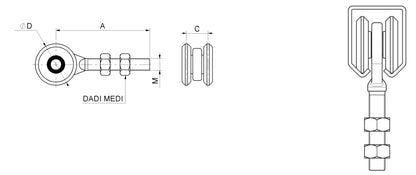 753 - Sliding Trolley with 2 Bearings