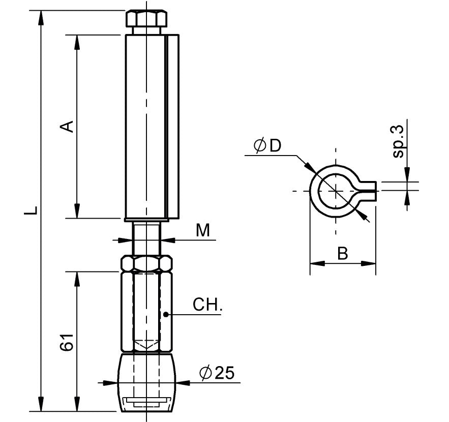 786 - Lower Guide Pin