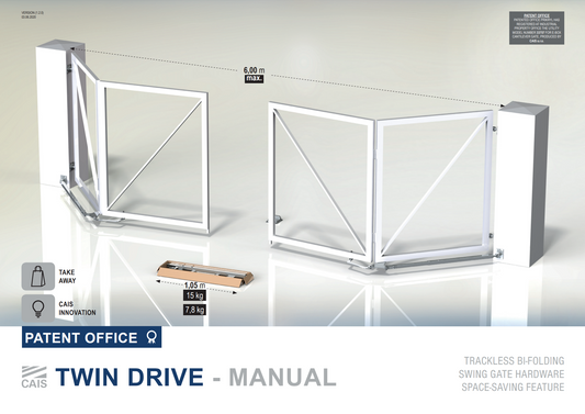 TWINDRIVE 6 - Tackless Bifolding Gate System